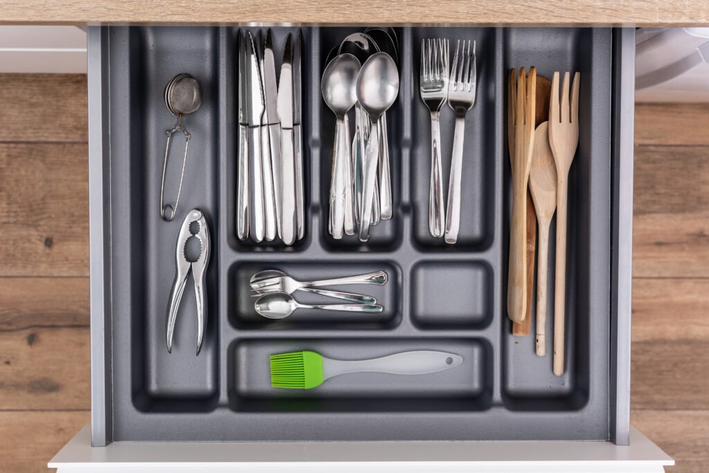 how to organize kitchen drawers
